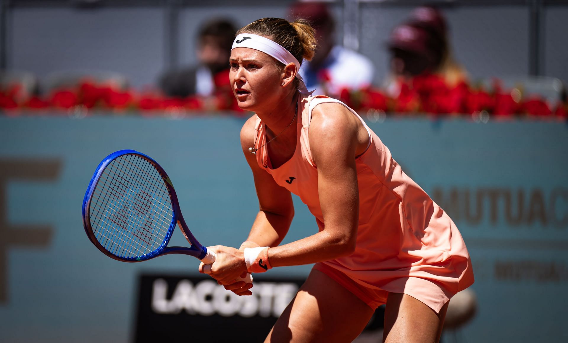 Bouzkova at the 2025 Mutua Madrid Open - Source: Getty